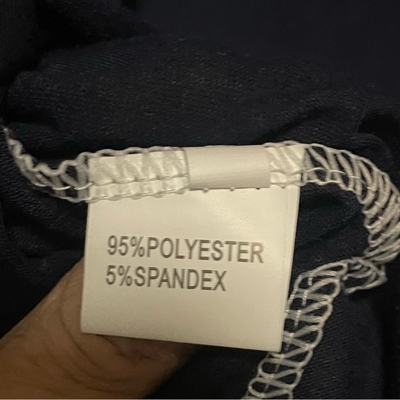 NWTS Ladies Medium Country Scene Navy Red White‎ Striped Long Sleeve Tee Truck - Picture 6 of 8